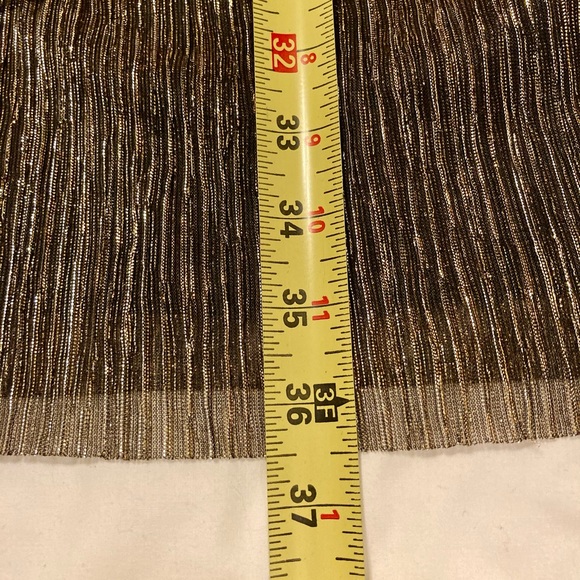 Fancy gold and black layered dress size 10 - Picture 9 of 11